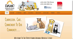 Desktop Screenshot of doylestownanimalmedicalclinic.com